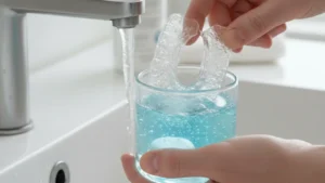 clean mouthguard with chemicals