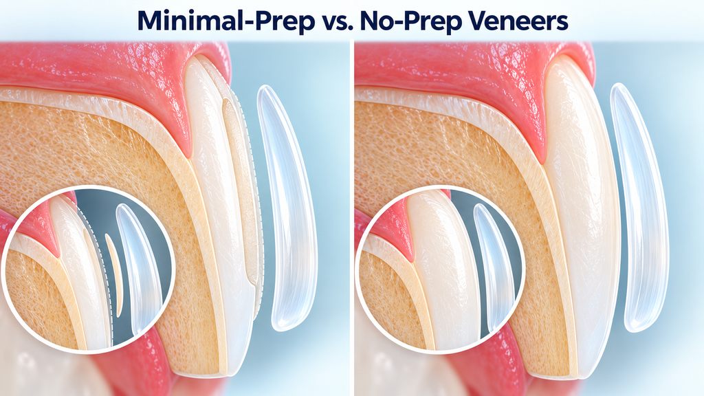 Minimal-Prep vs. No-Prep Veneers