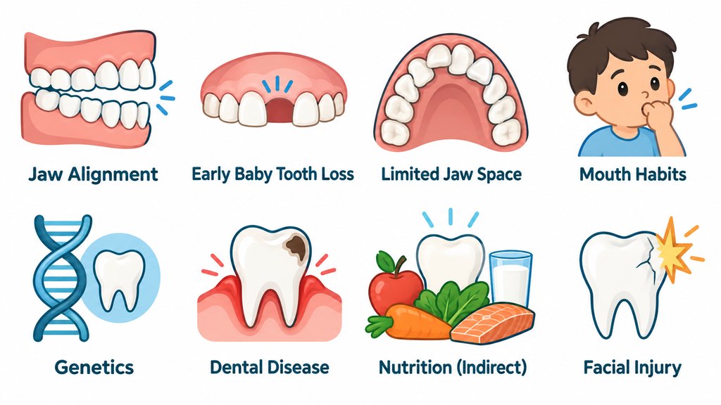 crooked teeth causes